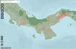 Panama Covid Map